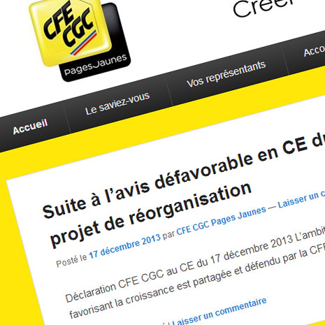 CFE CGC Pages jaunes